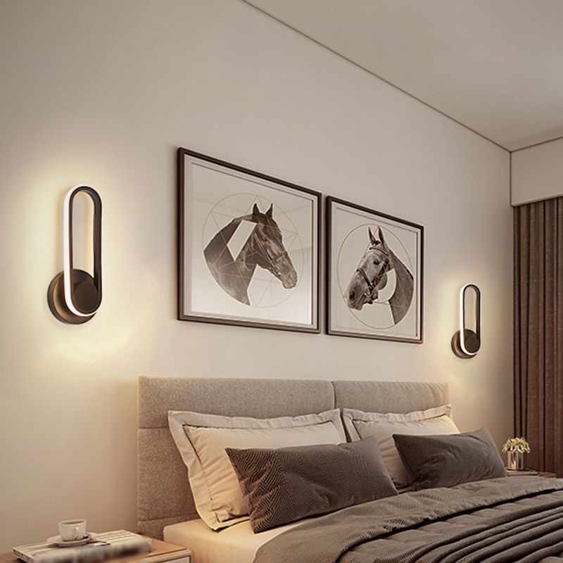 Nordic Style Aluminium Wall Light Geometry Rotatable LED Wall Lamp for Bedroom