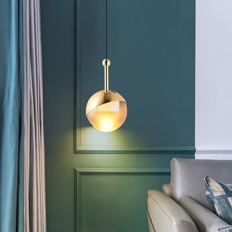 Aluminium Globe LED -Pendelleuchte in moderner Luxusstil Kristalllampe Kristalllampe