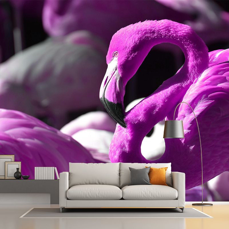 Flamingo Murals Moisture Resistant Contemporary Hallway Wall Decoration