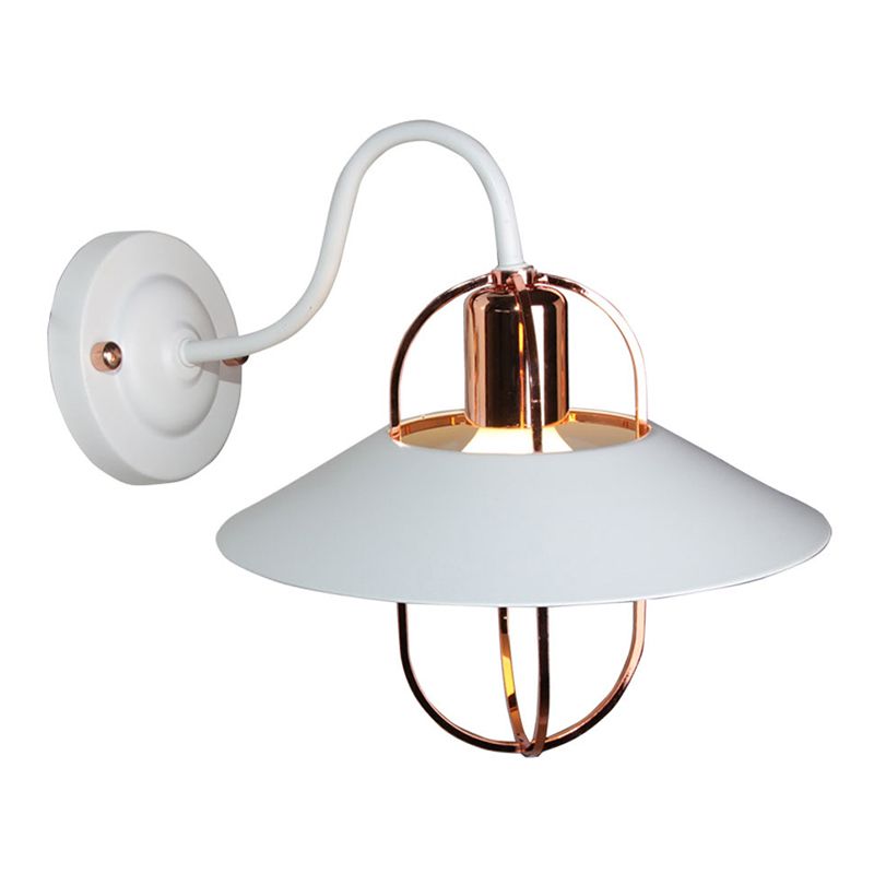 Modern Geometric Sconce Light Fixture Metal 1-Light Wall Lights