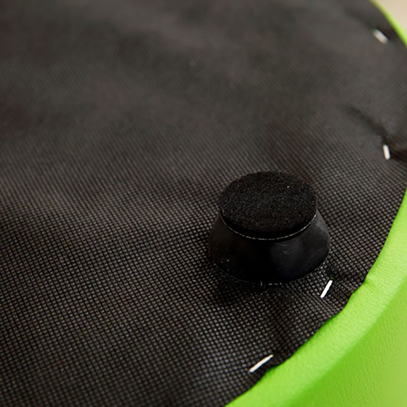 Modern Round Pouf Check Pattern Water Resistant Pouf for Home Decor