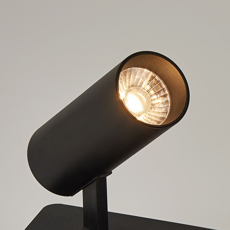 Luz de hierro forjado de isla lineal creativa moderna Luz de hierro forjado con sombra de silicona