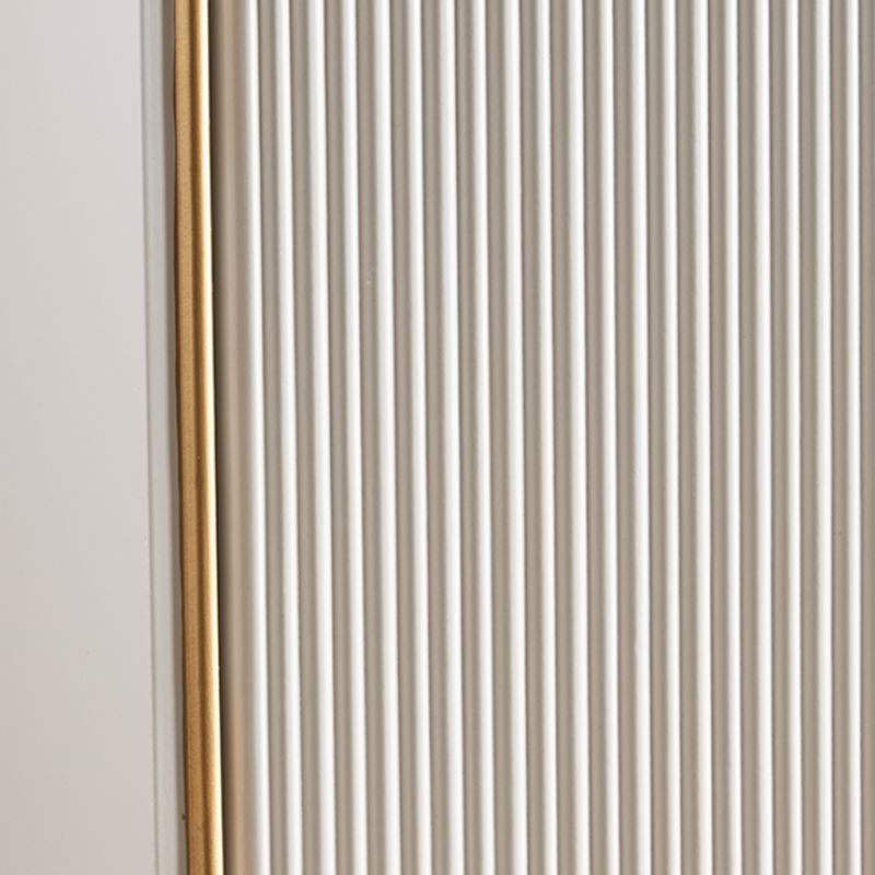 Glam Sideboard Cabinet Stone Sideboard Table with Doors for Kitchen