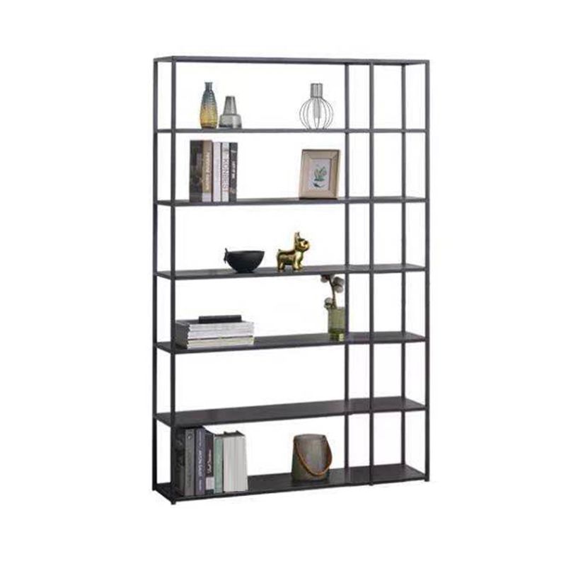 Industrial Style 5-Shelf Bookshelf Open Shelf Bookcase for Home Office