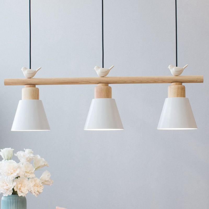 Kids Bowl Suspension Pendant Metal 3 Lights Cluster Pendant Light