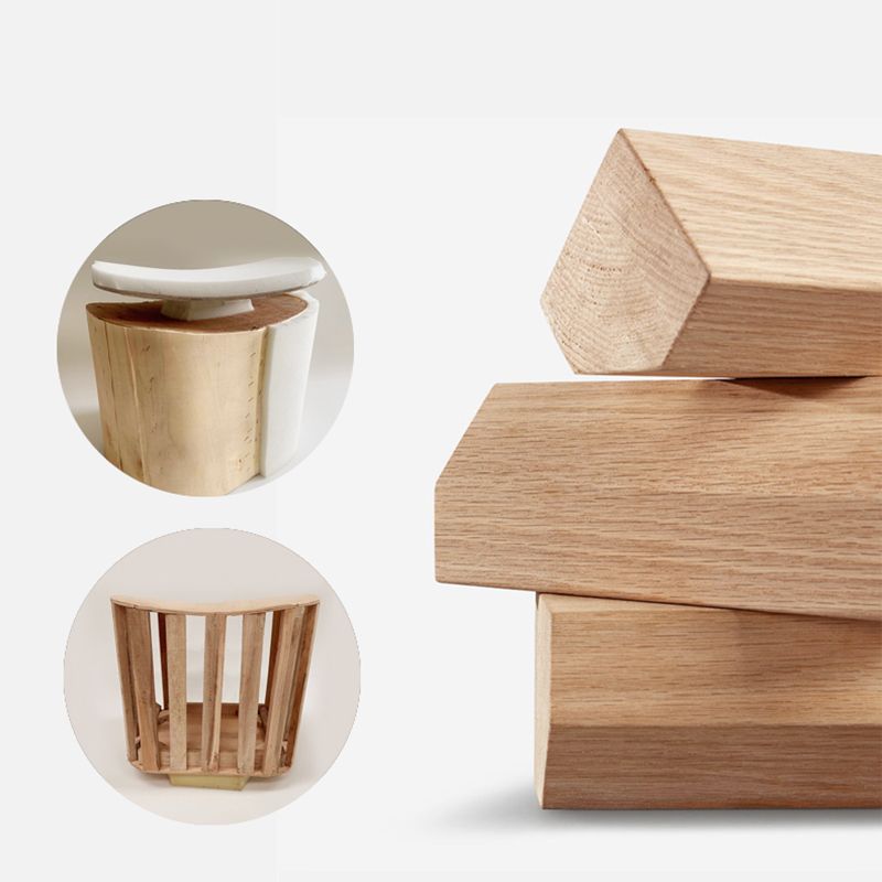 Contemporary Faux Leather Upholstered Ottoman Rectangle Shape Standard