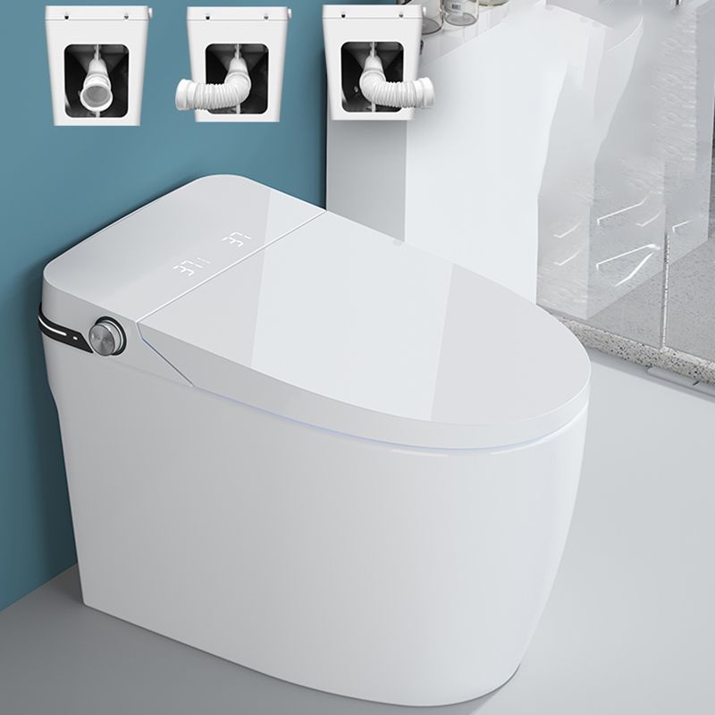 Floor Standing Bidet with Water Pressure Control and Warm Air Dryer