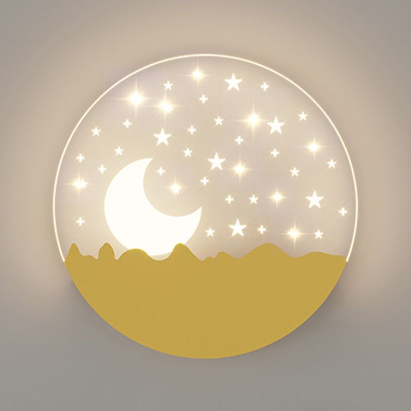 Cartoon LED Wall Lamp Children's Bedroom Wall Sconce Lighting