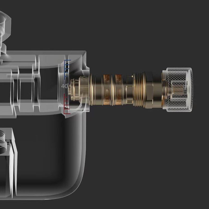 Modern Square Swivel Shower Metal Shower Head Shower Faucet on Wall