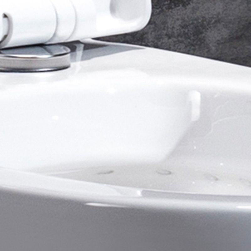 Contemporary Ceramic Toilet Bowl Floor Mounted Urine Toilet with Spray Gun for Washroom