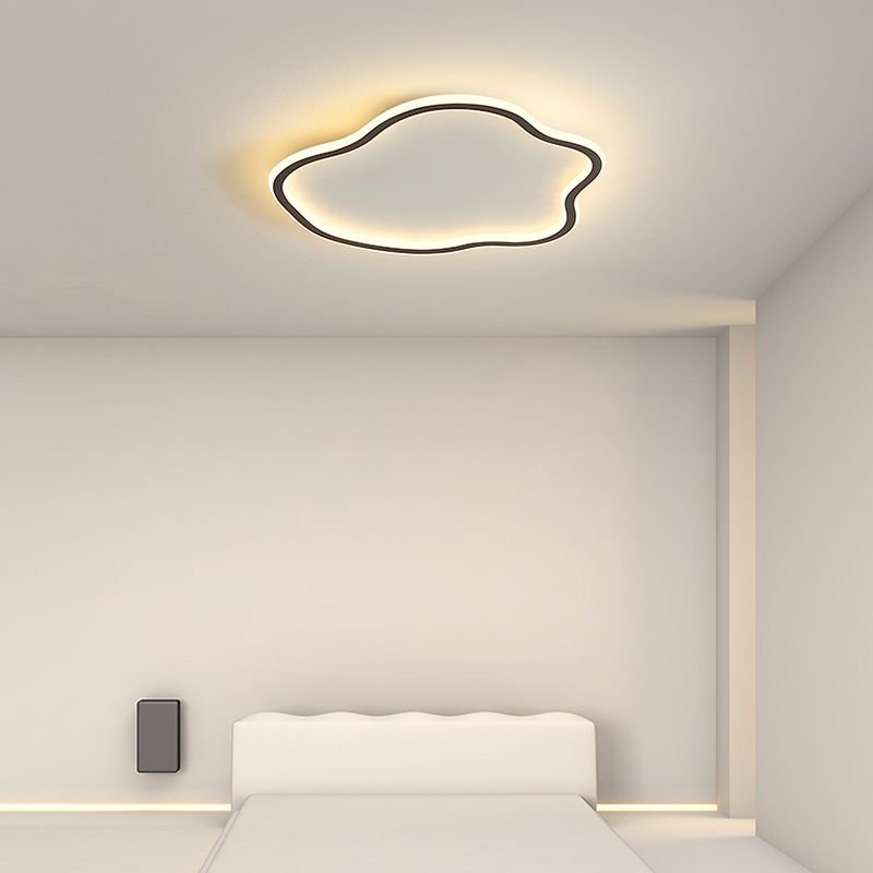 Géométrique 1 lumière LED encastré métal moderne encastré chambre à coucher lumière