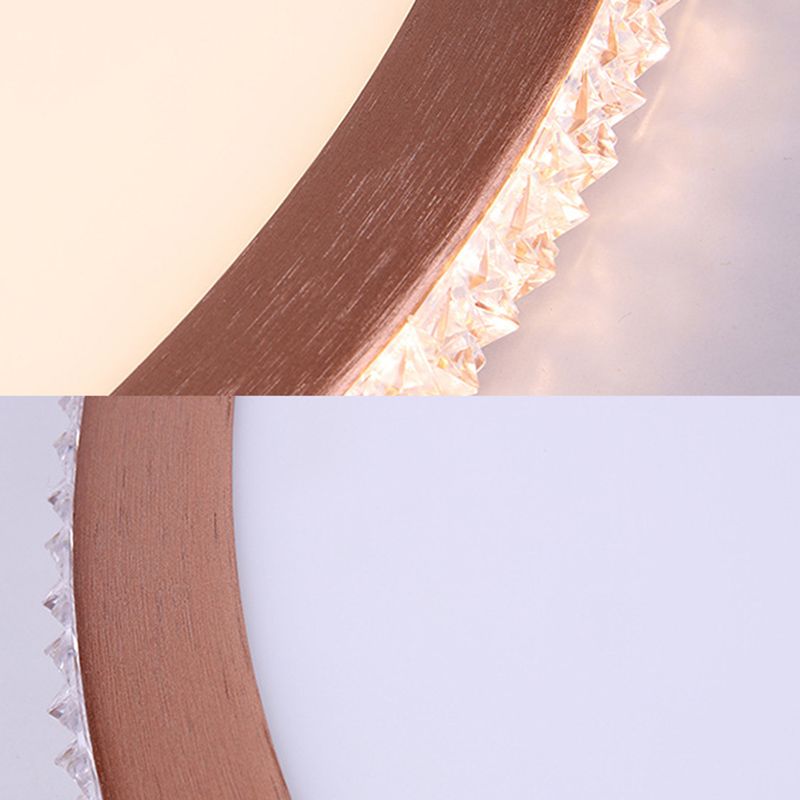 Eenvoudige Disk Shaped Flushmount Verlichting Acryl Slaapkamer Oppervlak Gemonteerd LED Plafond Licht
