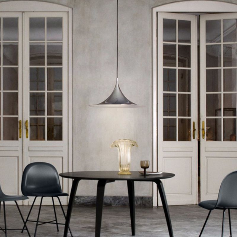 Geometric Shape Metal Hanging Light Modern 1-Light Hanging Mount Light Fixtures