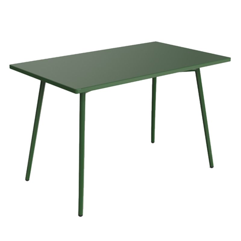 Metal Green Industrial End Table Water Resistant Iron Side Table