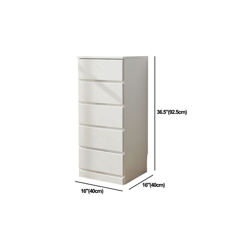 Multi Drawers Wooden Storage Chest Modern Style Storage Chest Dresser for Bedroom