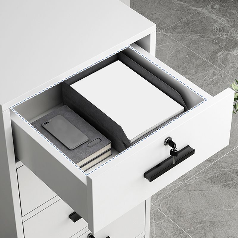 Locking File Cabinet Wood Modern Vertical File Cabinet with Drawers