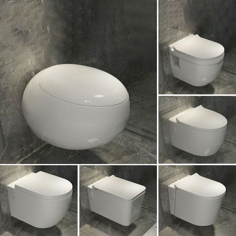 Modern Wall Hung Toilet One-Piece Urine Toilet with Seat for Washroom