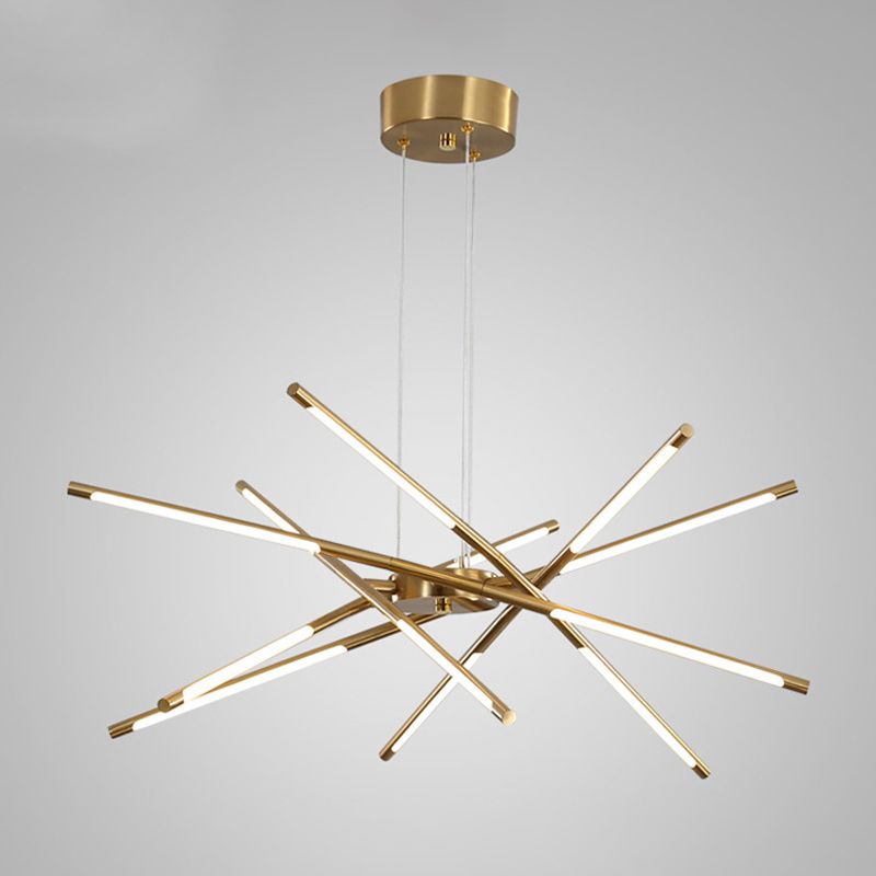 Luci a sospensione a sospensione in metallo Lampade sospese contemporanee per soggiorno