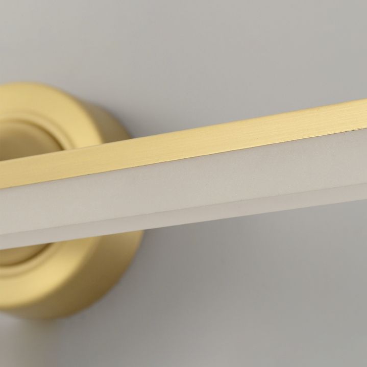 Brass LED Wall Sconce Wall Light Fixtures Metallic Sconce Lighting for Bathroom