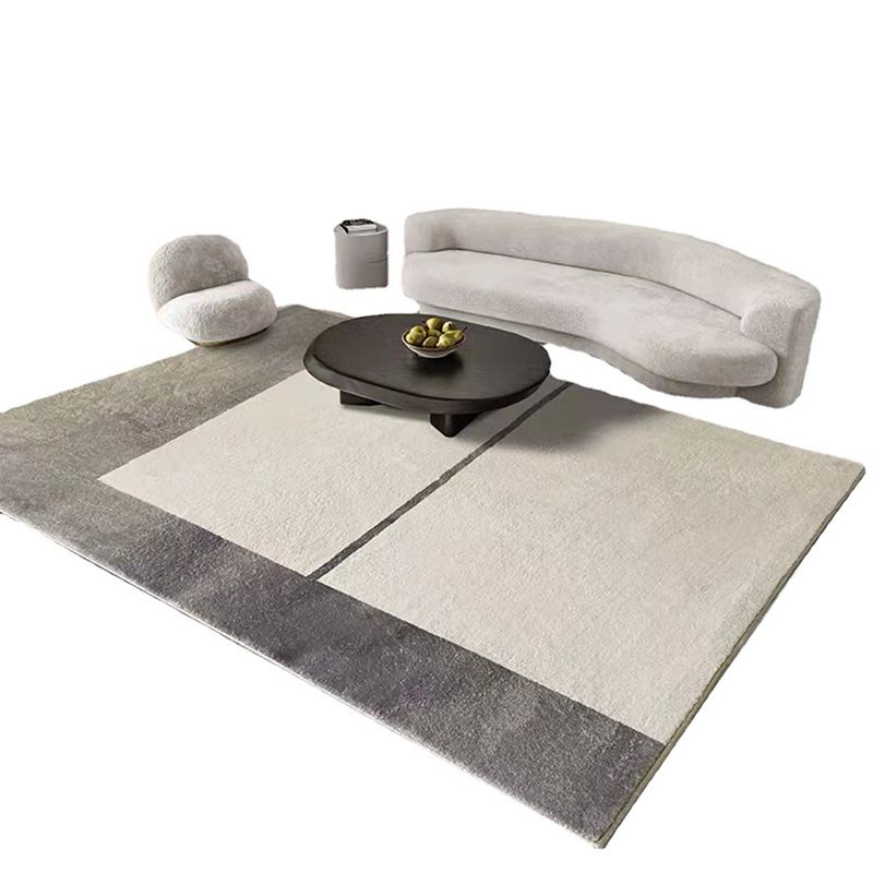 Moderner Wohnzimmer Teppich Komfortbereich Teppich Polyster Haustierfreundlich Easy Care Area Teppich
