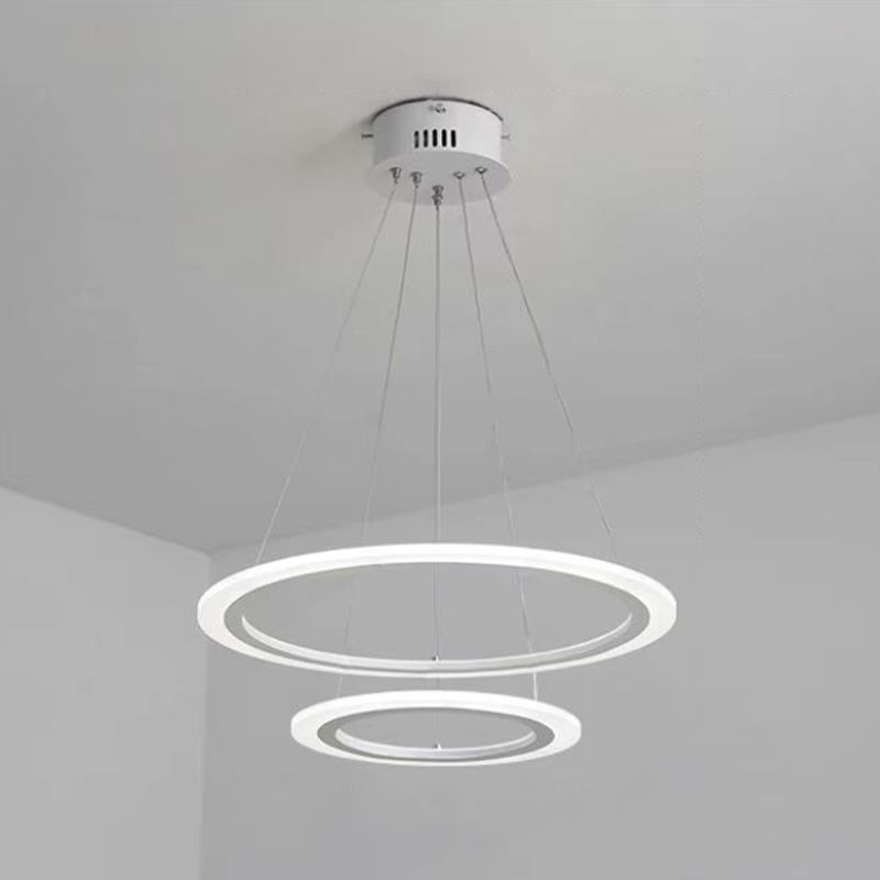 Modern Minimalismo Style LED a pendente Light Light Light Acrilic Acrilico Illuminazione per soggiorno