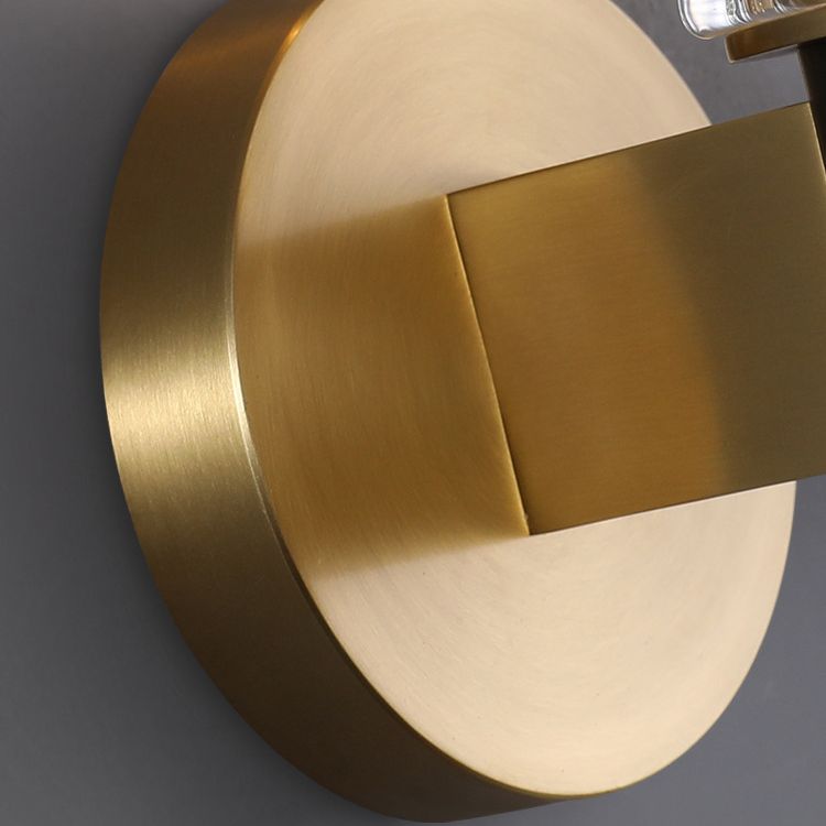 Ultra-modern Cylinder Wall Mount Lighting Clear Glass Wall Mounted Light Fixture for Living Room