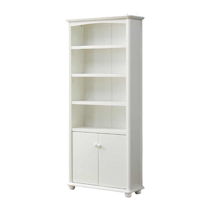 Closed Back Standard Bookshelf Engineered Wood Modern Bookcase