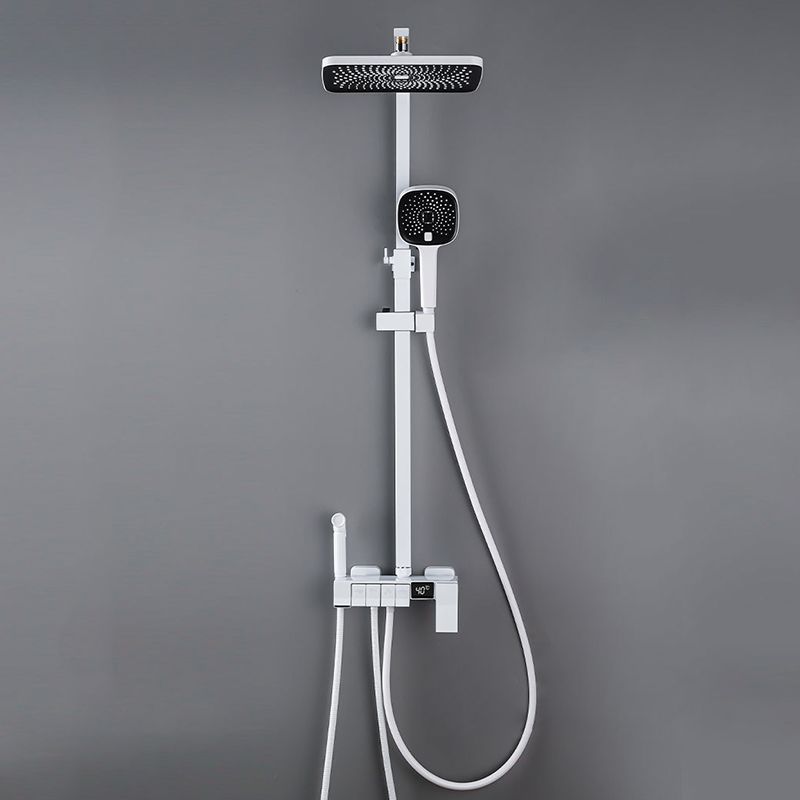 Modern Pressure Balanced Diverter Valve Shower Faucet Adjustable Shower System