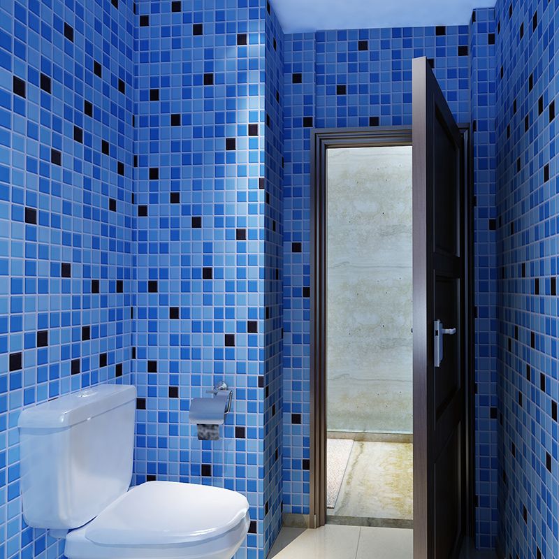 Colorful Mosaic Peel & Stick Tile Water-resistant Shower Wallpaper