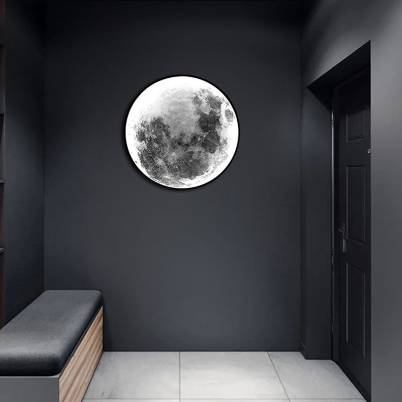 Contemporary Circle LED Wall Light Household Wall Lighting Fixture for Living Room