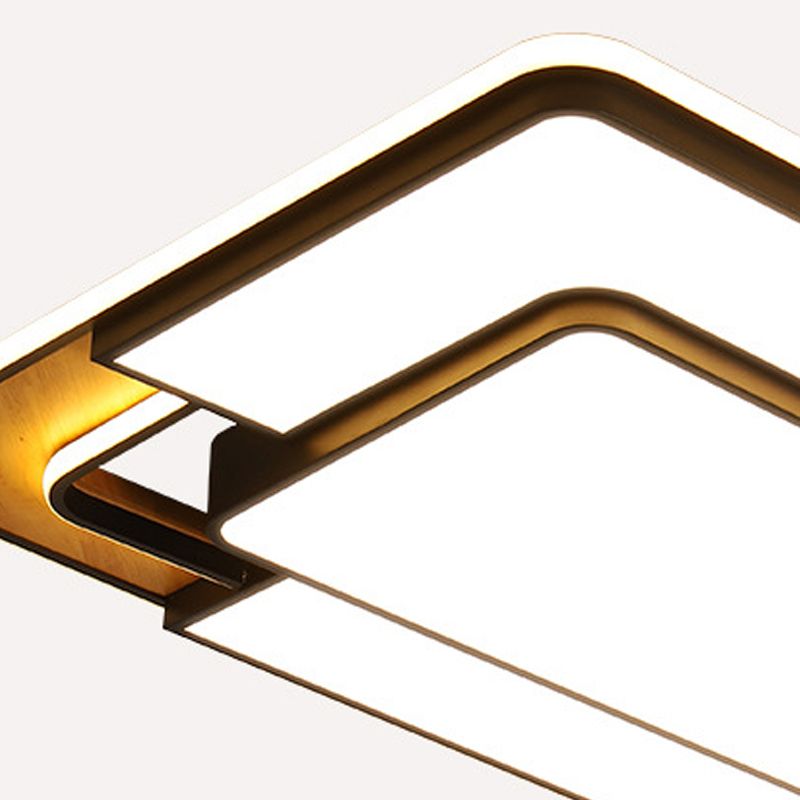 Nordic Simple Flush Ceiling Light Geometric LED Flush Mount Lighting