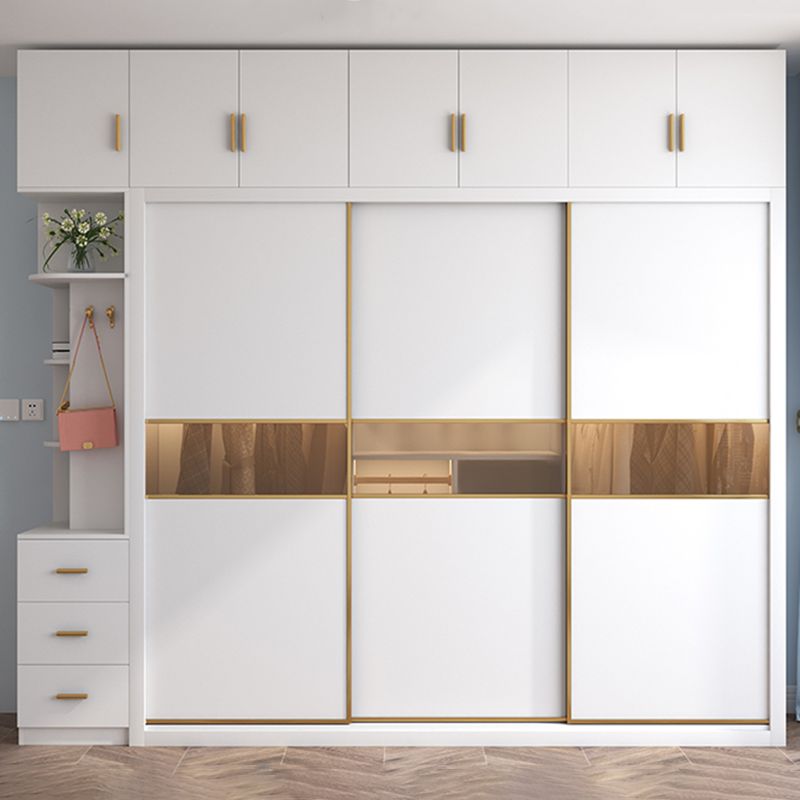 Sliding Wardrobe Cabinet With Drawer Modern Wardrobe Armoire