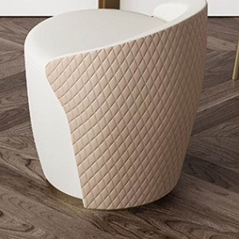 Brown Glass Top Vanity Table Glam Simple 29.53" H Dressing Table Set