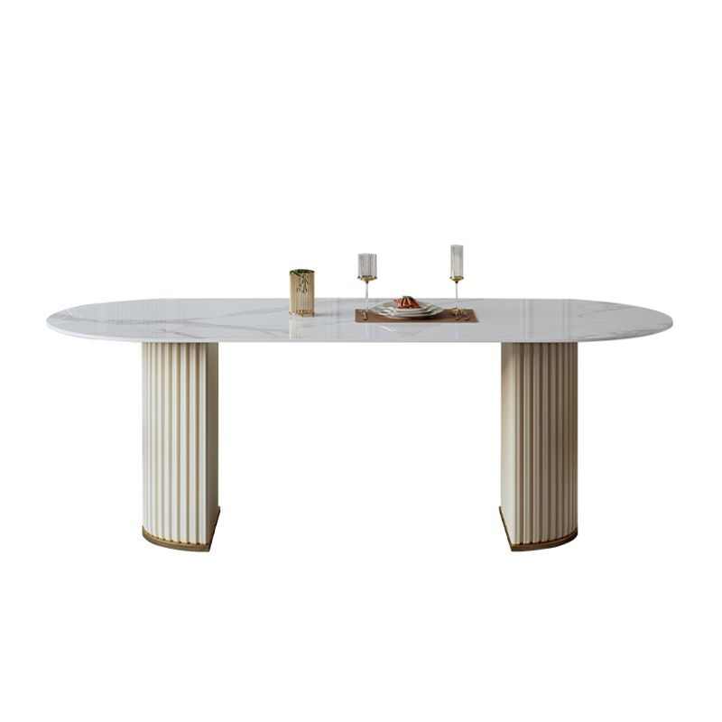 Glam 1/2/5/6/7 Pieces Dining Set Sintered Stone Dining Table Set for Home Use