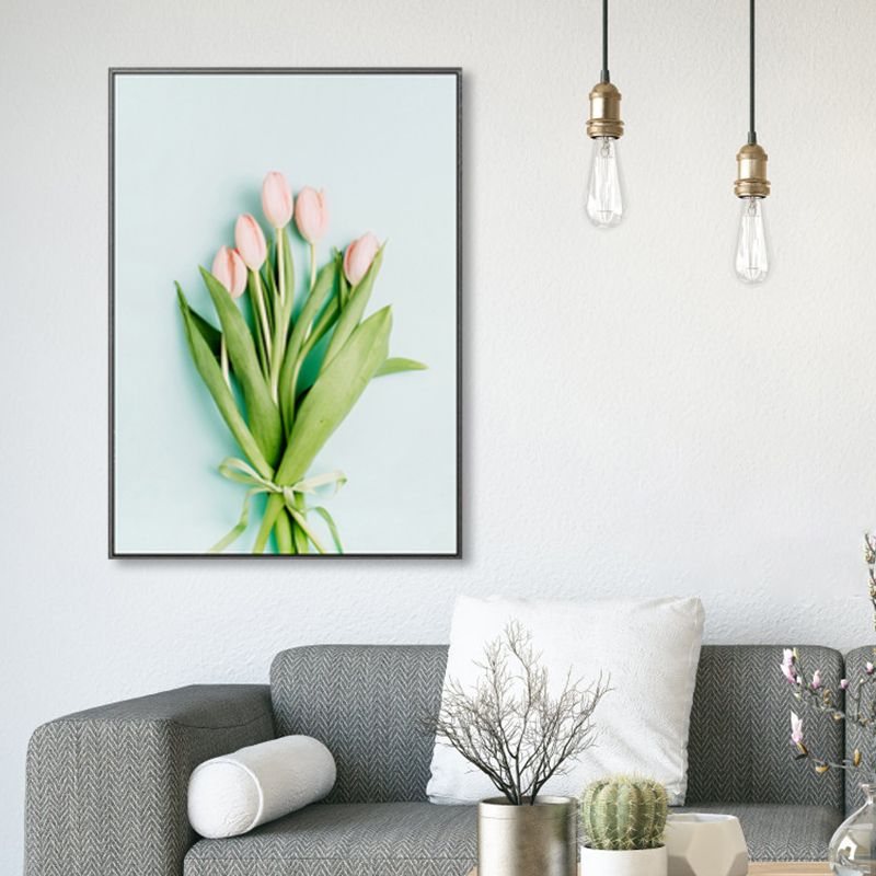 Verschiedene botanische grafische Wanddekorationen, sanfte Farben, ländliche Leinwand für Gästezimmer, mehrere Größen