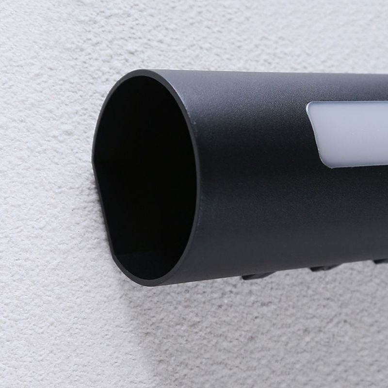 Cylinder Shape Wall Lamp Modern Style Metal 2 Lights Wall Light for Outdoor