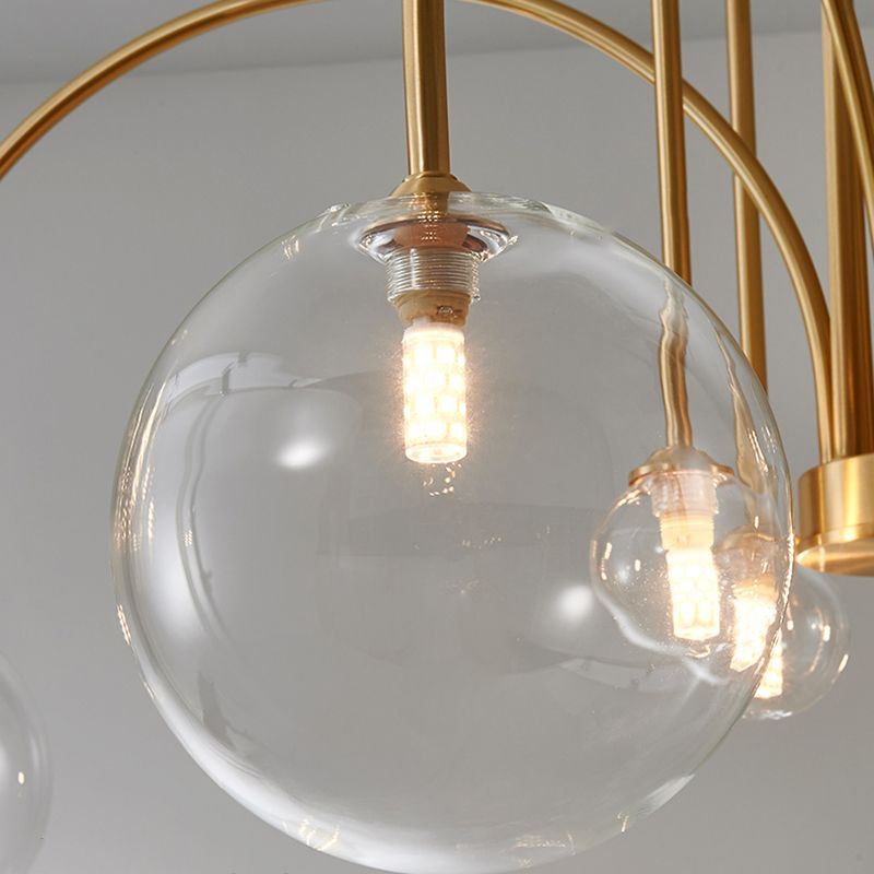 Modern Simple Style Pendant Chandelier Light Glass Hanging Ceiling Lights
