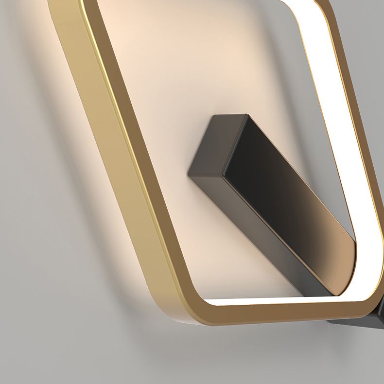 Geometrieform Wandmontage Lichter moderne Metallwandleuchten im Stil von Metall