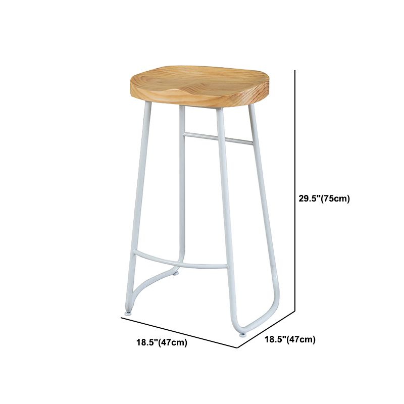 Luxury Rectangle Solid Wood Bar Table Set 1/4 Pieces Counter Table with Black Stools