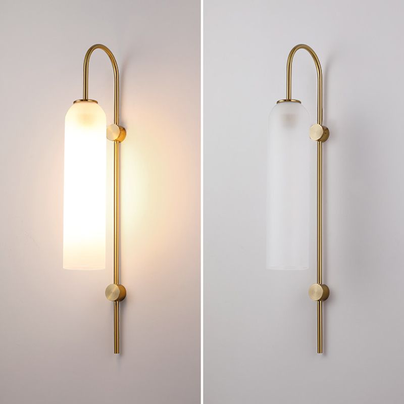 1 luminaire en verre mural lumineux