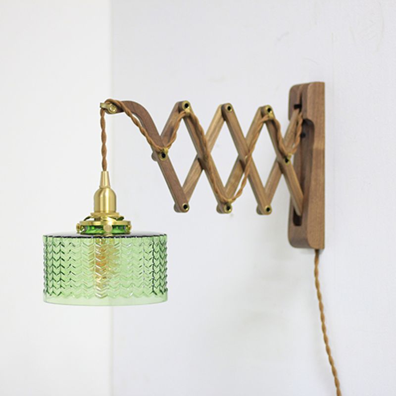 Moderner Stil Geometrischer Wandlampe Licht Holz 1 Lichtwandbeleuchtung Armaturen