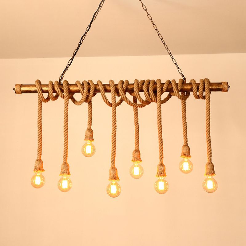 Simple Hanging Island Light Industrial Hanging Lighting Fixture for Dining Room