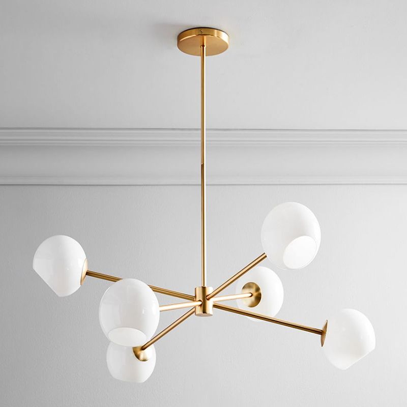 6/8/10 Lichten Kroonluchter Lamp Goud Simplicity Suspension Hanglamp