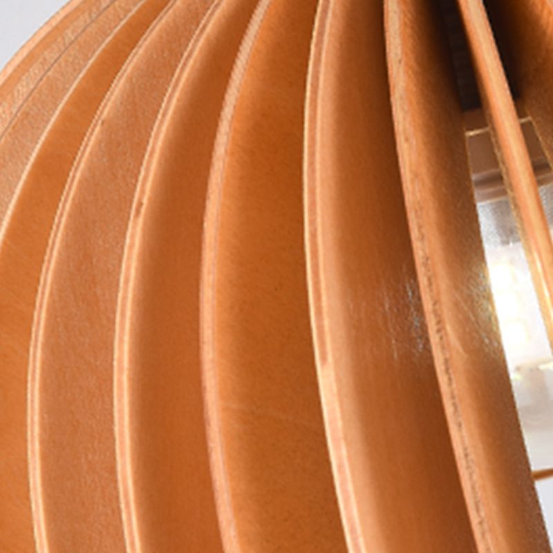 Modern Wooden Wall Lamp 1-Light Wall Light Sconce for Bedroom