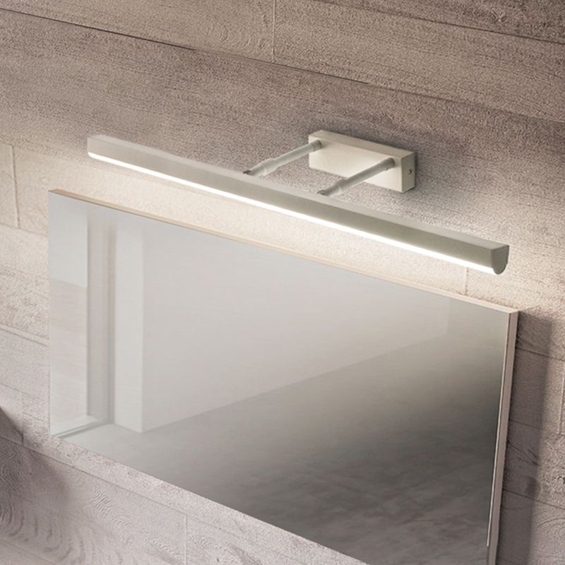 Moderner minimalistischer Stil stromlinienförmiges Waschtisch Wandleuchter Aluminium Wandleuchte für Badezimmer