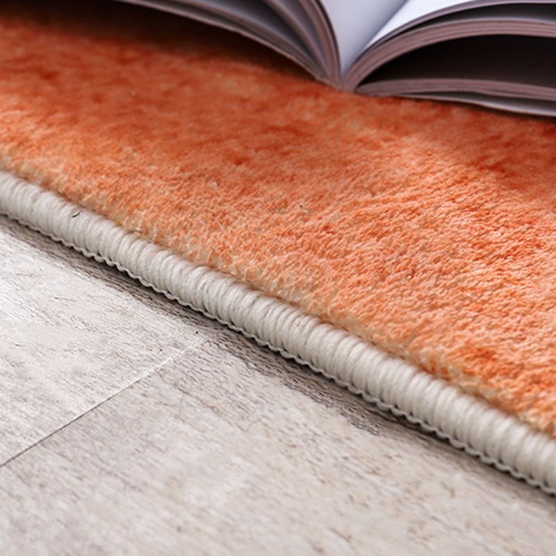 Variegated Gray Area Rug Modern Washable Carpet Polypropylene Non-Slip Area Rug for Living Room