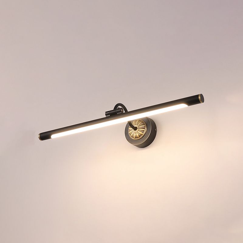 Traditional Mirror Front Lighting LED Vanity Wall Light Fixture with Acrylic Shade