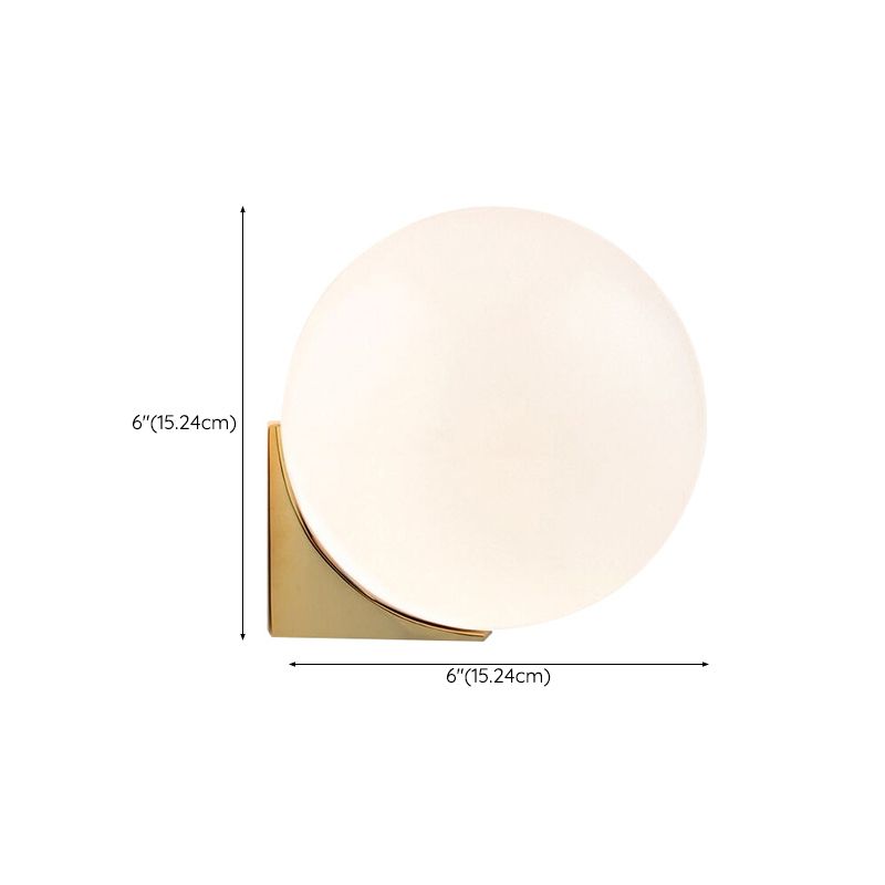 Modern Golden Wall Light Sconces Globe Wall Lighting for Home