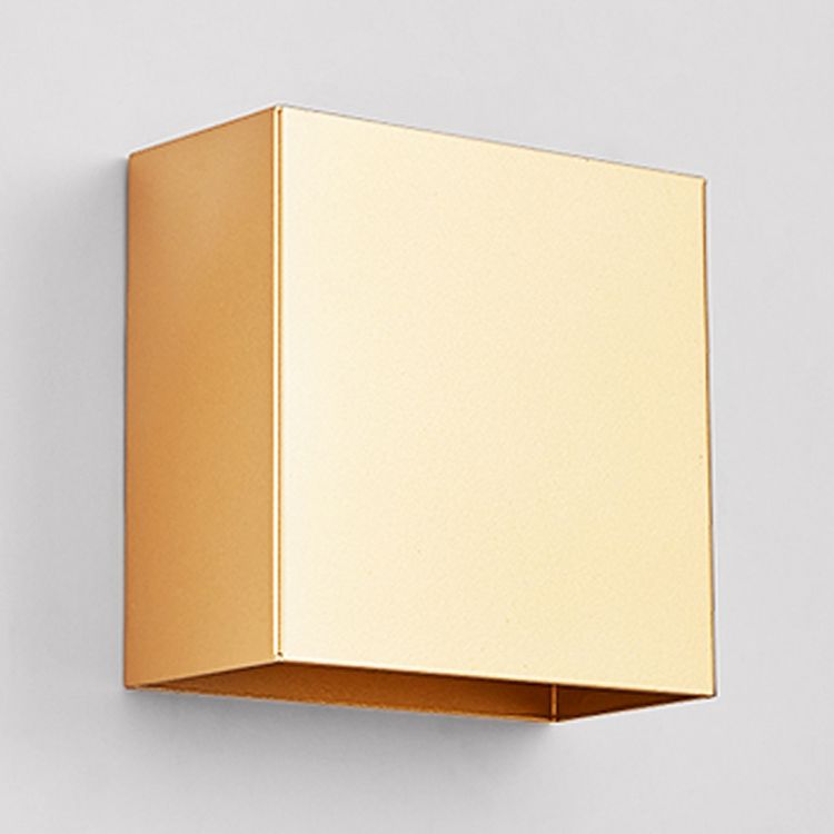 Modern Style Metal Wall Light Geometric 2 Lights Wall Washer for Living Room