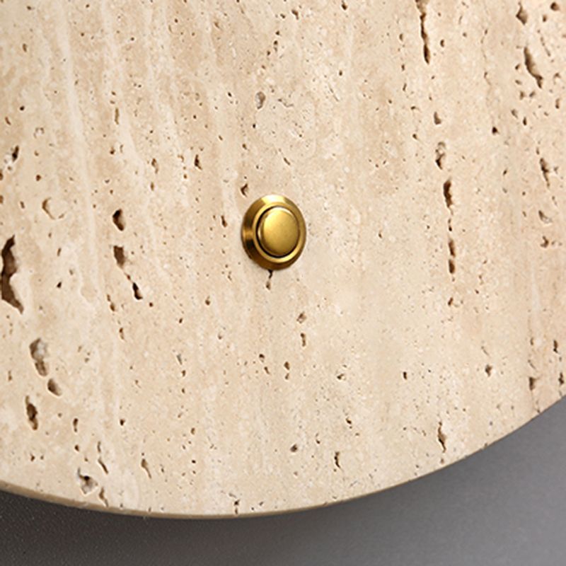 Modern 1-Light Wall Mounted Lighting Stone Wall Lamp for Bedroom